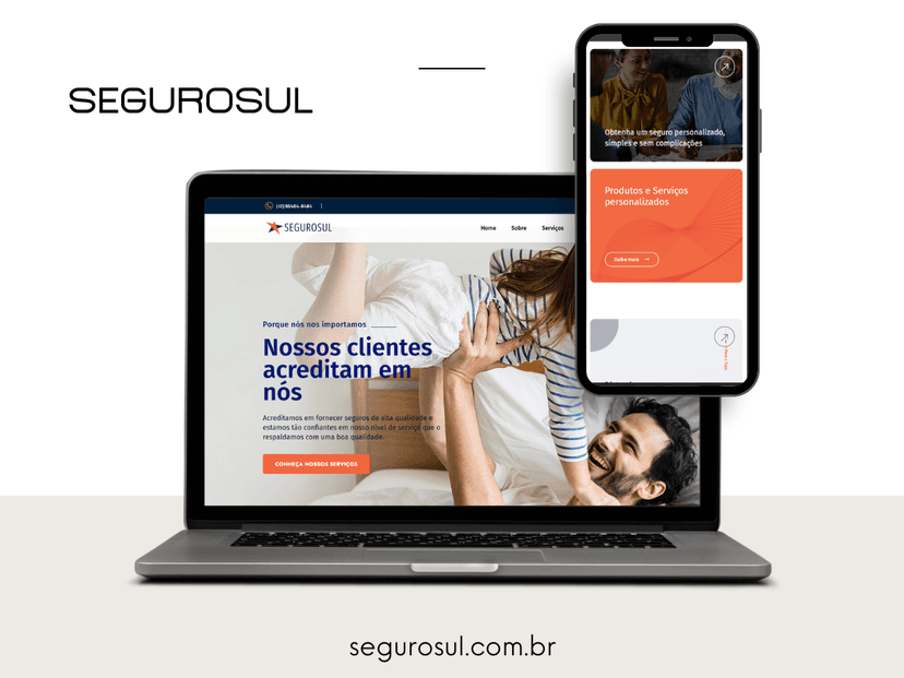 Sites Institucionais e Landing Pages